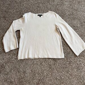 Banana Republic Cream Long Sleeve Top Size S